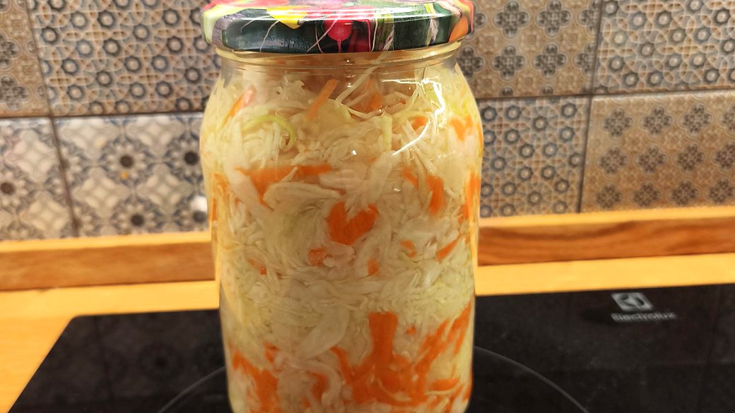 Kapusta kiszona — choucroute polonaise en bocaux