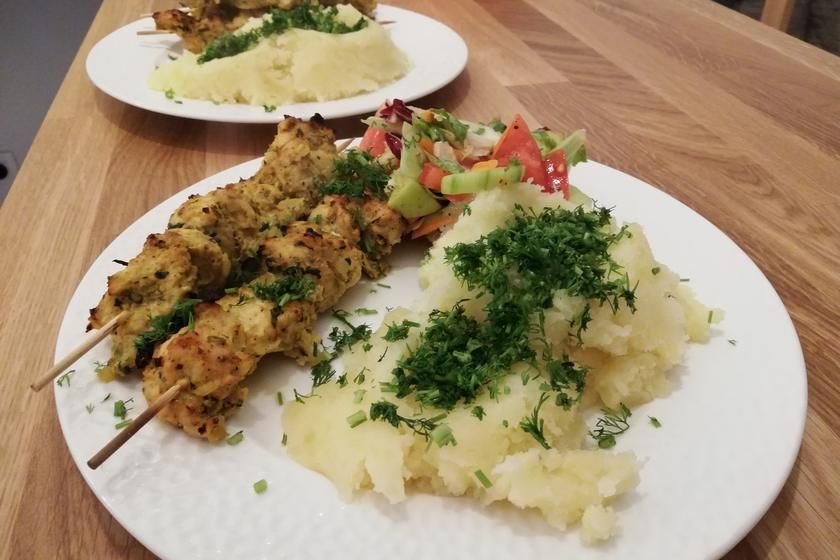 Szaszłyki z kurczaka w orientalnej marynacie